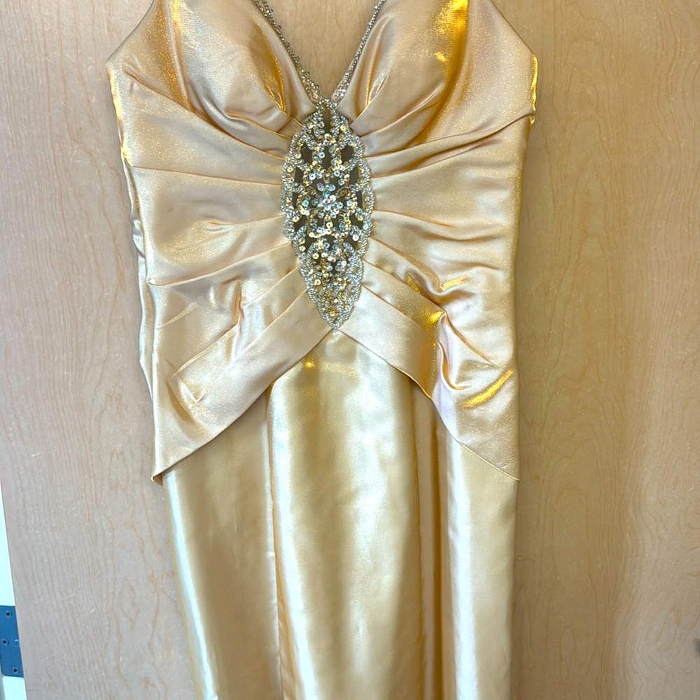 Gold dress